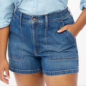 Utility denim short